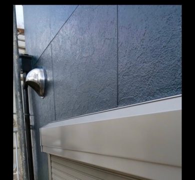 奈良香芝市H様邸　外壁塗装・屋根塗装・防水工事 シャッターボックスフッ素仕上げ