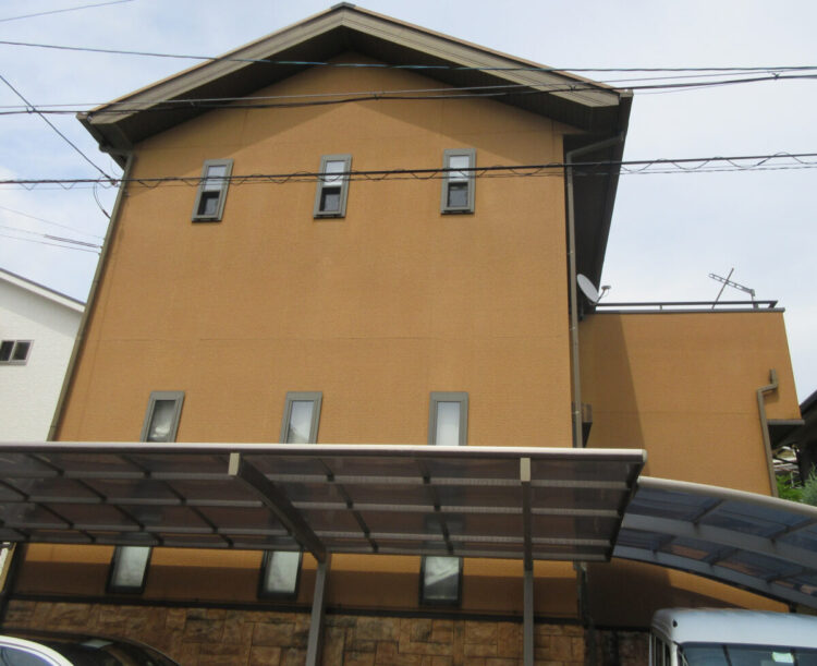 奈良生駒郡三郷町I様　外壁塗装・屋根塗装 施工前の写真
