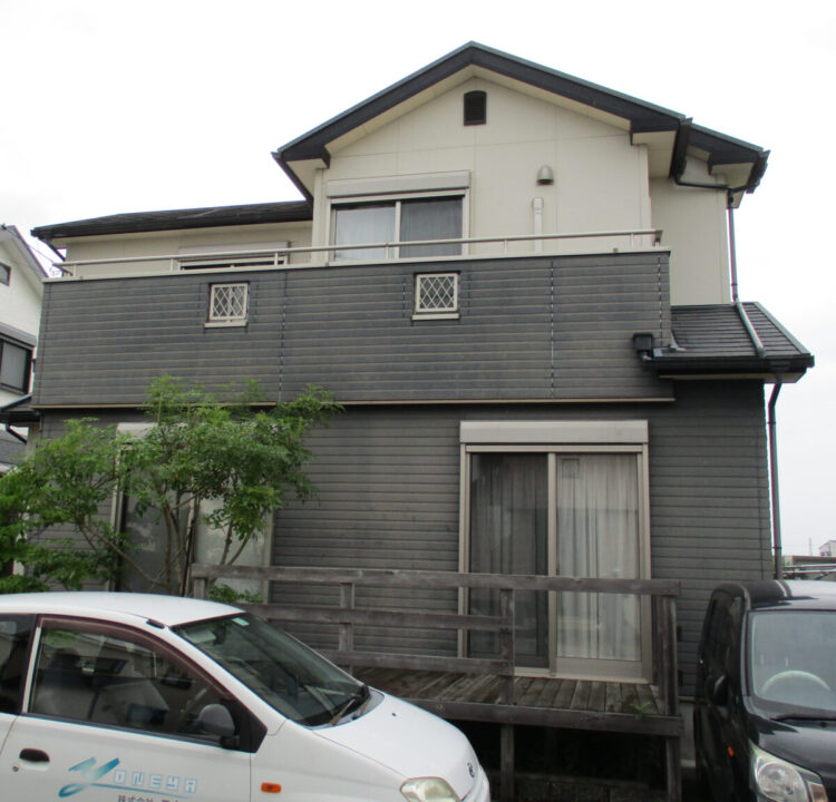 奈良県大和高田市M様邸　外壁塗装・屋根塗装工事 施工前の写真