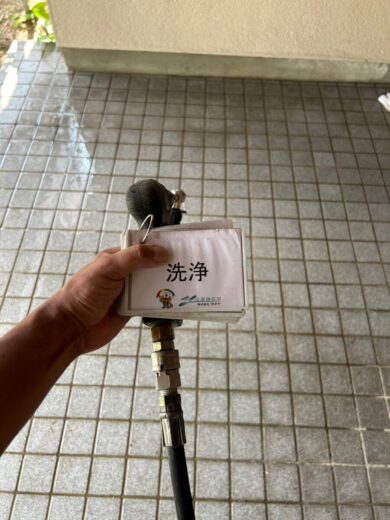 奈良県奈良市O様邸　外壁塗装工事 洗浄