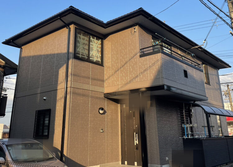 奈良県香芝市H様邸　外壁塗装工事 施工後の写真