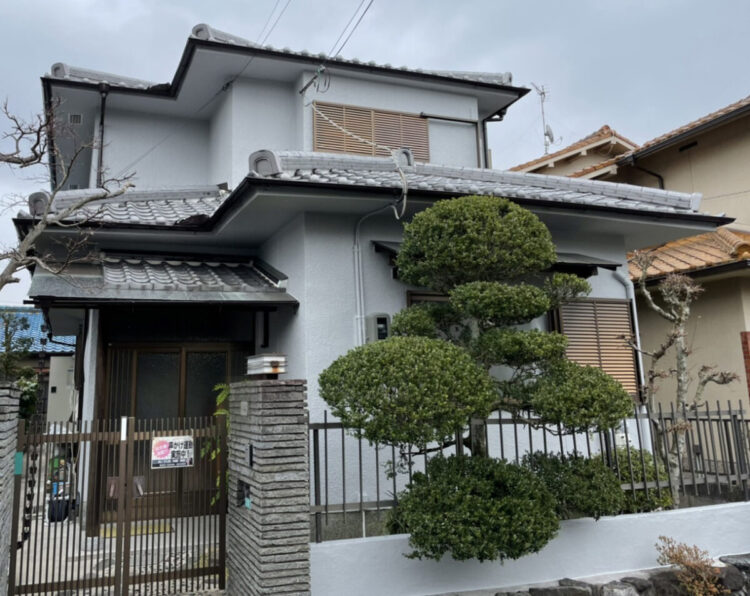 奈良三郷町K様邸　外壁塗装工事 施工後の写真