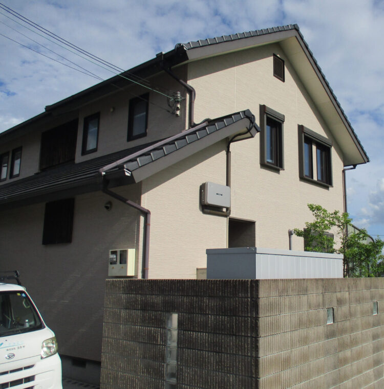 奈良県香芝市U様邸　外壁塗装工事 施工前の写真
