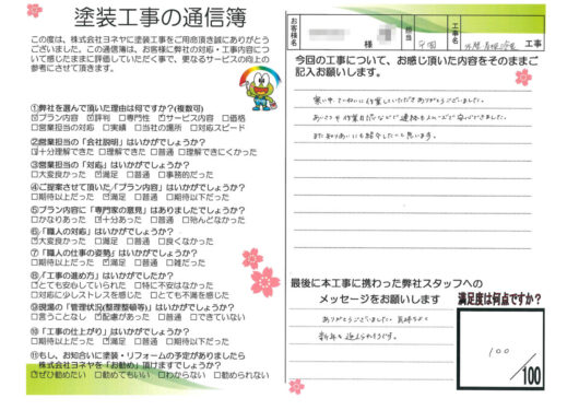 奈良県香芝市下田I様邸　外壁塗装・屋根塗装・防水工事