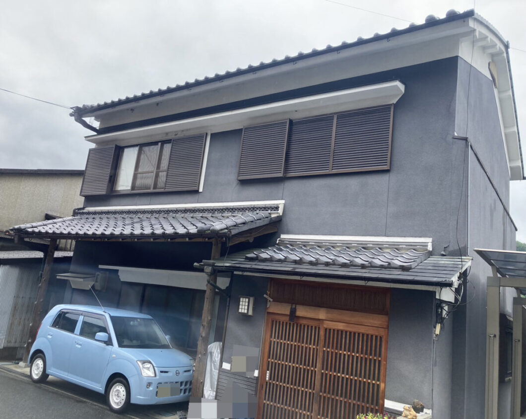 奈良県吉野郡吉野町Ｍ様邸　外壁塗装・屋根塗装工事 施工前の写真