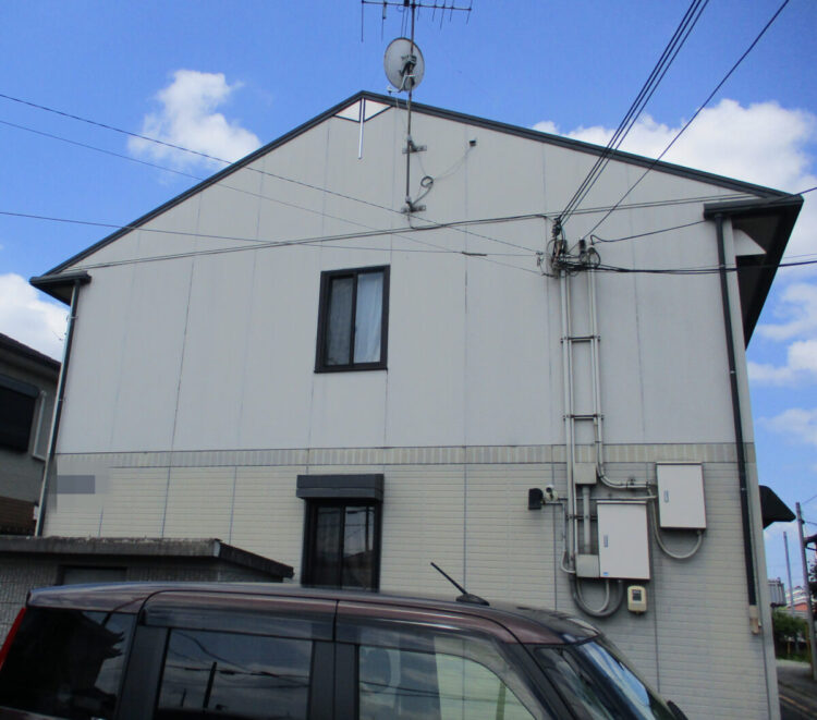 奈良県橿原市K様邸（アパート）　外壁塗装・屋根塗装工事 施工前の写真