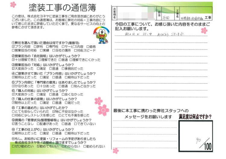 奈良県葛城市U様邸　外壁塗装工事 施工後の写真