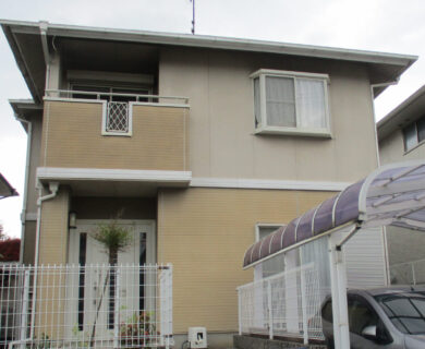 奈良香芝市S様邸　外壁塗装・屋根塗装・防水工事 施工前の写真
