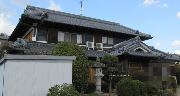 奈良香芝市Y様邸　外壁塗装工事 施工前の写真
