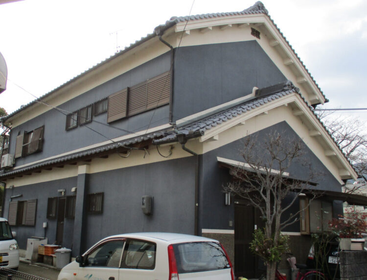 奈良葛城市N様邸　外壁塗装工事 施工前の写真