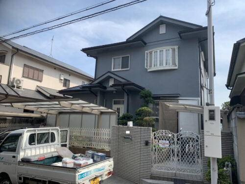 奈良県生駒郡三郷町M様邸　外壁塗装・屋根塗装工事