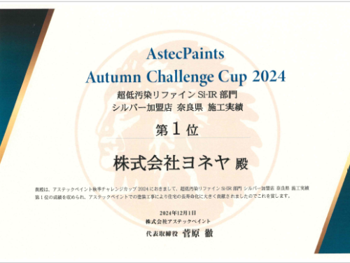 アステックペイント Autumn Challenge Cup 2024 第一位!! アステックペイント Autumn Challenge Cup 2024 第一位!!