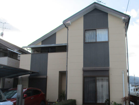 奈良県御所市三室K様邸　外壁塗装・屋根塗装工事 施工前の写真