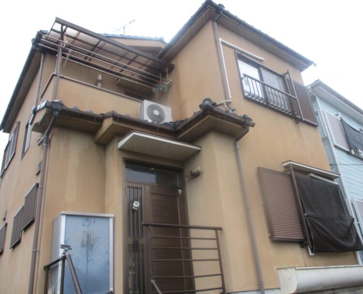 奈良大和高田市M様　外壁塗装工事 施工前の写真