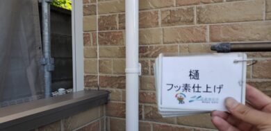 大阪府東大阪市H様邸　外壁塗装 樋フッ素仕上げ