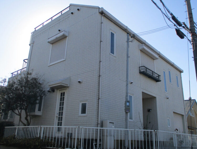 奈良県北葛城郡上牧町T様邸　外壁塗装・屋根塗装工事 施工前の写真