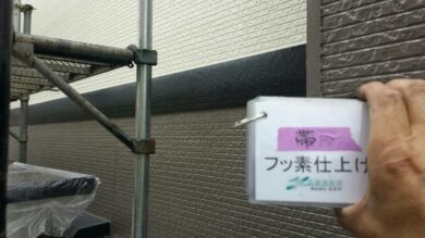 奈良大和高田市Y様　外壁塗装・屋根塗装・防水工事 帯フッ素仕上げ