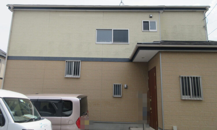 奈良県香芝市N様邸　外壁塗装・屋根カバー工事・防水工事 施工前の写真