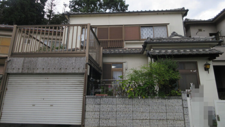奈良県香芝市T様邸　外壁塗装工事 施工前の写真