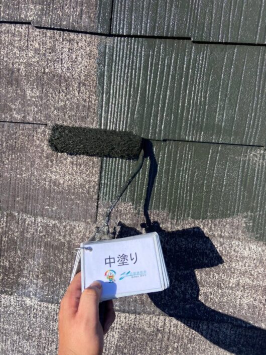 奈良県生駒市K様邸　外壁塗装・屋根塗装工事 タスペーサー取付