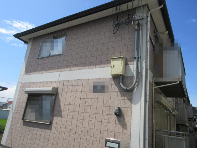 奈良県橿原市S様邸（アパート）　外壁塗装・屋根塗装工事 施工前の写真