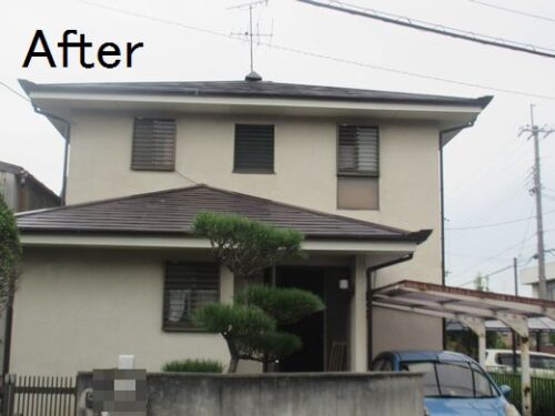 奈良県北葛城郡上牧町F様邸 屋根塗装工事 奈良県北葛城郡上牧町F様邸 屋根塗装工事