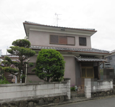 奈良県北葛城郡上牧町H様邸　外壁塗装工事 施工前の写真