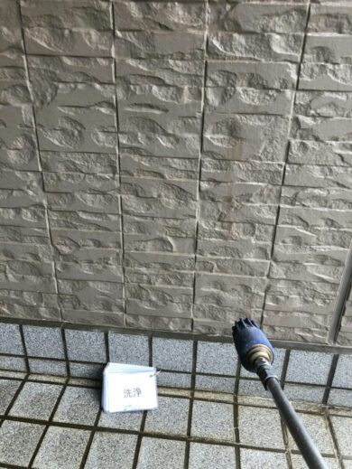 奈良御所市N様　外壁塗装・屋根塗装工事 高圧洗浄