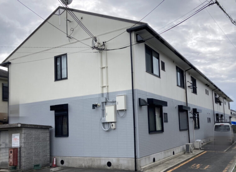 奈良県橿原市K様邸（アパート）　外壁塗装・屋根塗装工事 施工後の写真