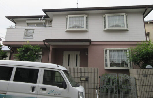 大阪南河内郡太子町S様邸　外壁塗装・屋根塗装・防水工事 施工前の写真