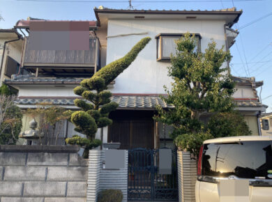 奈良県葛城市U様邸　外壁塗装工事 施工前の写真