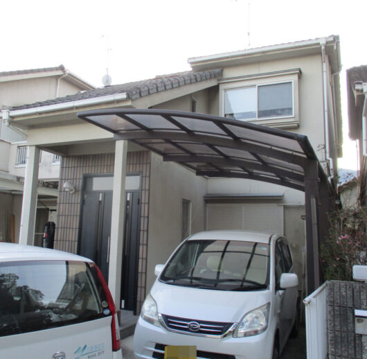 奈良県葛城市S様邸　外壁塗装・屋根塗装・防水工事 施工前の写真