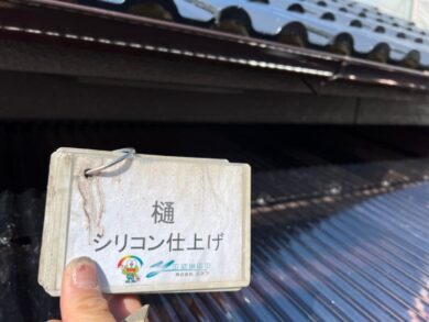 奈良県大和高田市S様邸　外壁塗装・屋根塗装工事 樋シリコン仕上げ