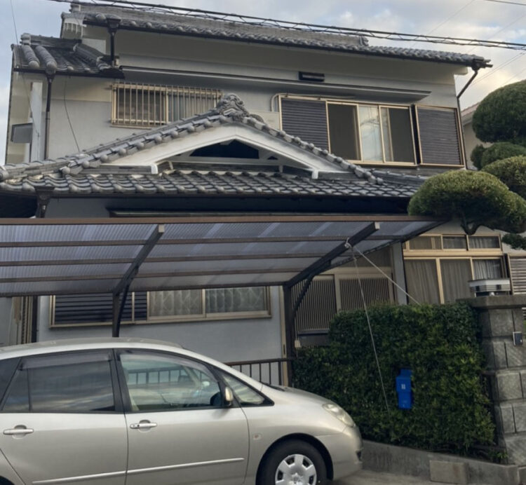 奈良生駒郡三郷町K様邸　外壁塗装工事 施工後の写真