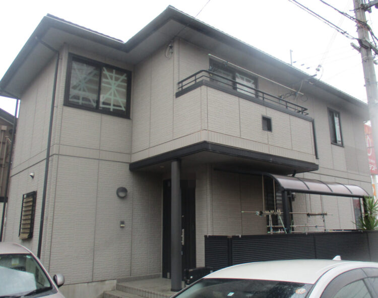 奈良県香芝市H様邸　外壁塗装工事 施工前の写真