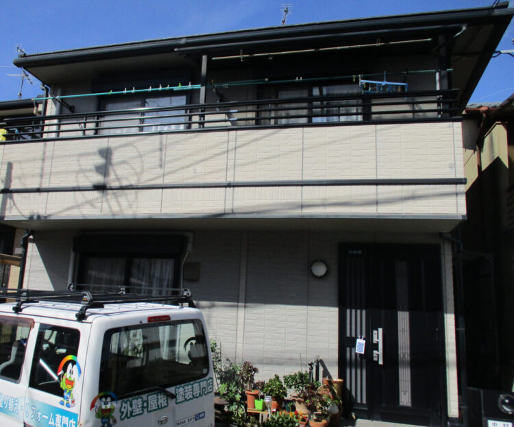 奈良県大和高田市N様邸　外壁塗装工事 施工前の写真