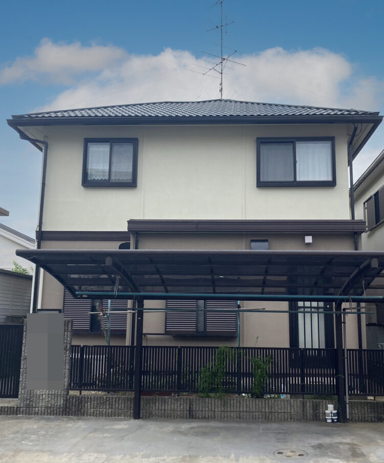 奈良県北葛城郡上牧町K様邸　外壁塗装・屋根塗装工事 施工後の写真