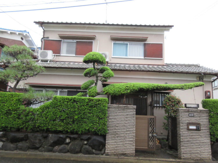 奈良香芝市T様邸　外壁塗装・防水工事 施工前の写真