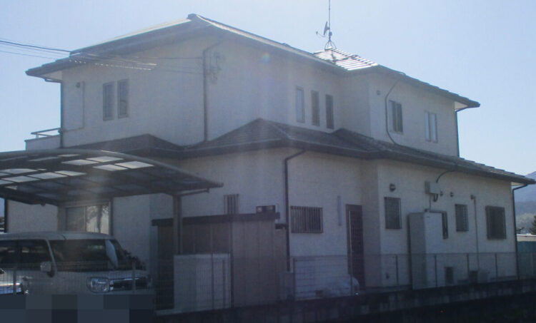 奈良県葛城市S様邸　外壁塗装工事 施工前の写真