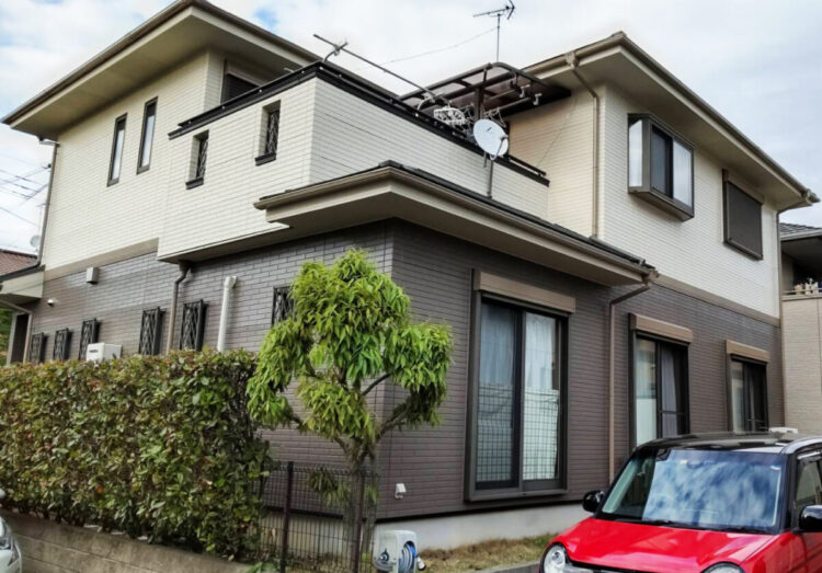 奈良北葛城郡上牧町T様邸　外壁塗装・屋根塗装・防水工事 施工後の写真