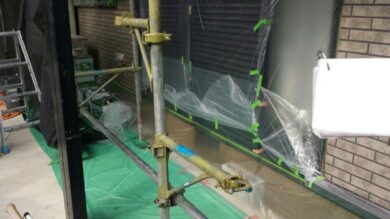奈良葛城市R様　外壁塗装・屋根塗装・防水工事 養生