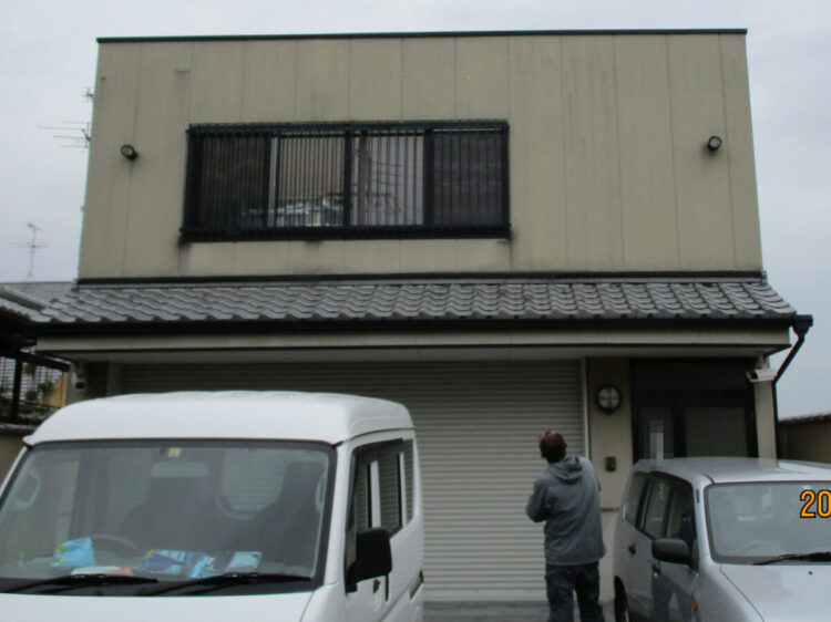 奈良葛城市S様邸　外壁塗装工事 施工前の写真