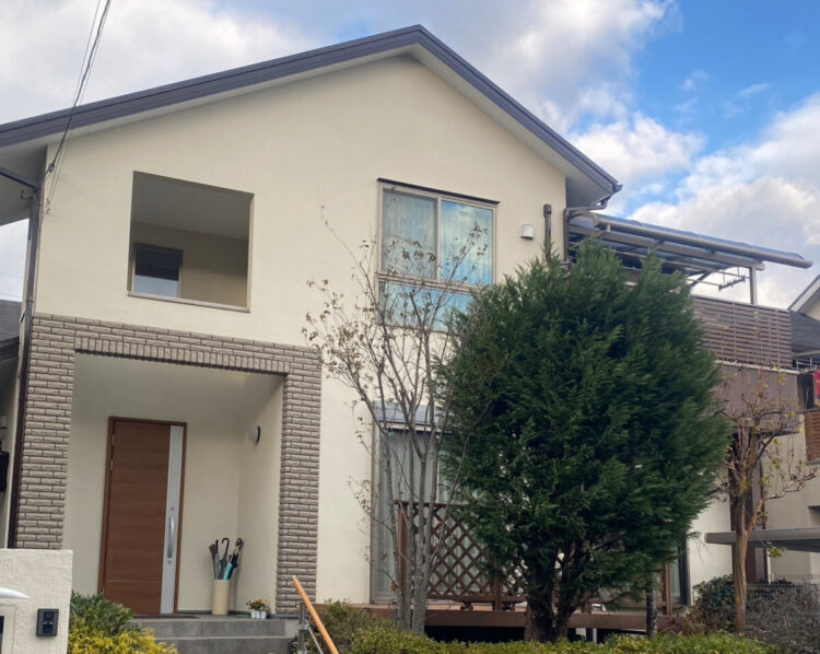 奈良県香芝市S様邸　外壁塗装・屋根塗装・防水工事 施工後の写真