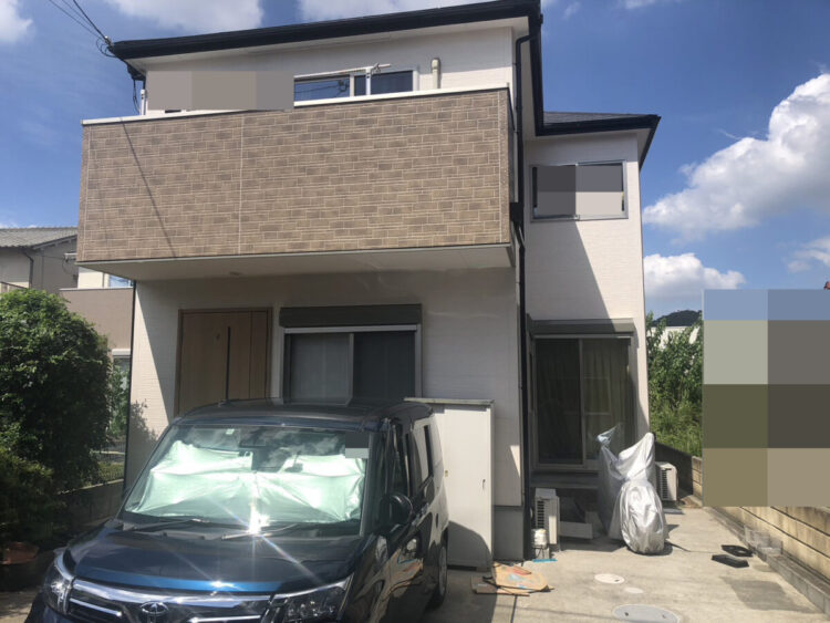 奈良県生駒郡斑鳩町S様邸　外壁塗装・屋根塗装・防水工事 施工後の写真
