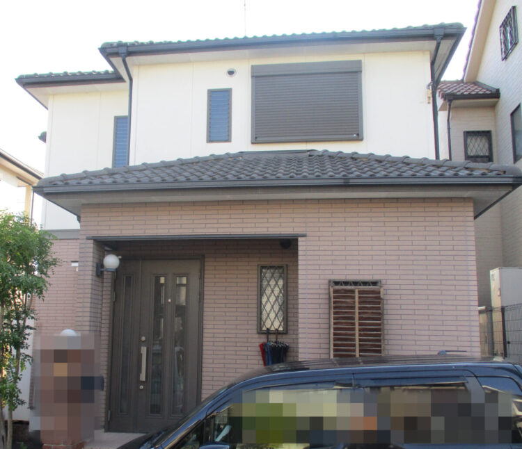 奈良県香芝市M様邸　外壁塗装・屋根塗装・防水工事 施工前の写真