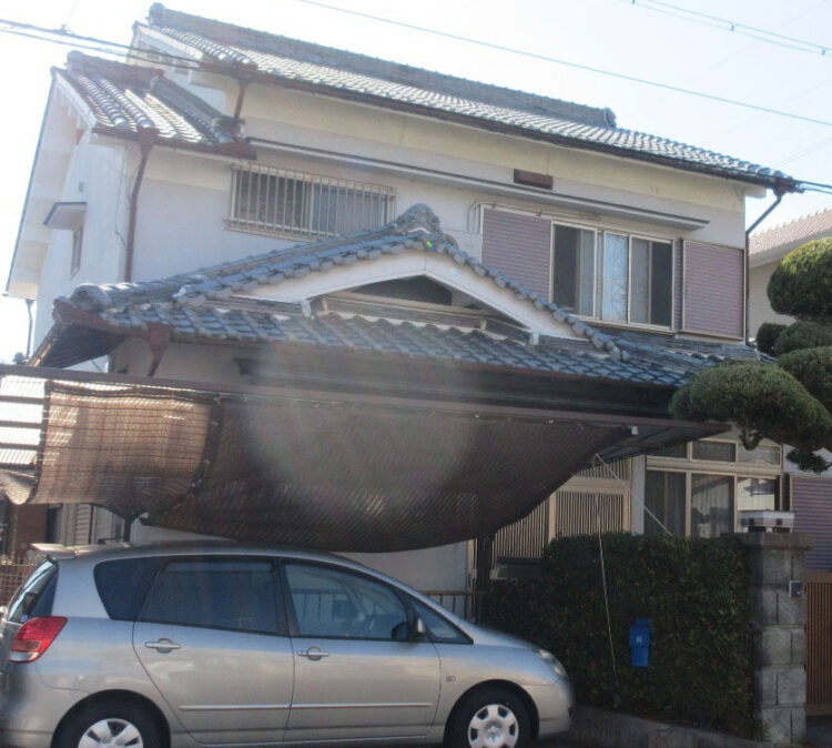奈良生駒郡三郷町K様邸　外壁塗装工事 施工前の写真