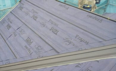 奈良の香芝市の株式会社ヨネヤの外壁塗装と屋根塗装の防水シート