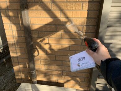 奈良葛城市M様　外壁塗装・屋根塗装・防水工事 高圧洗浄