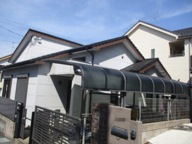 奈良香芝市Y様邸　外壁塗装工事 施工前の写真