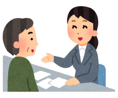 奈良の香芝市の株式会社ヨネヤの外壁塗装と屋根塗装の相談する男性